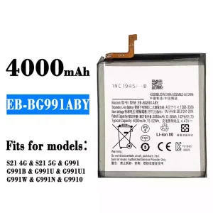 Replacement battery EB-BG991ABY for Samsung S21 4G/S21 5G
