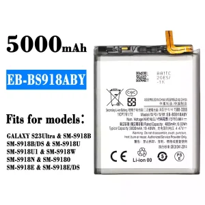 Replacement battery EB-BS918ABY for Samsung GALAXY S23 Ultra