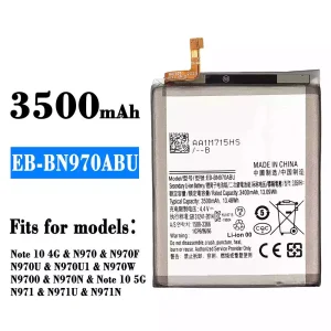 Replacement battery EB-BN970ABU for Samsung Note 10 4G