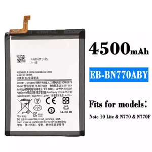 Replacement battery EB-BN770ABY for Samsung Note 10 Lite