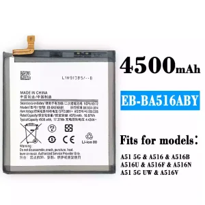 Replacement battery EB-BA516ABY for Samsung A51 5G