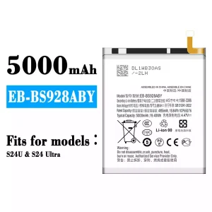 Replacement battery EB-BS928ABY for Samsung S24U/S24 Ultra