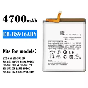 Replacement battery EB-BS916ABY for Samsung S23+