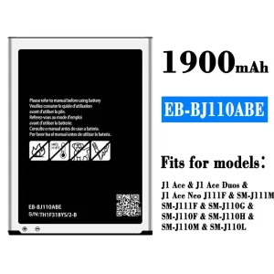 Replacement battery EB-BJ110ABE for Samsung J1 Ace/J1 Ace Duos/J1 Ace Neo