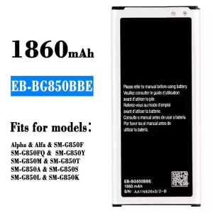 Replacement battery EB-BG850BBE for Samsung Alpha