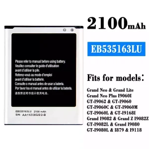 Replacement battery EB535163LU for Samsung Grand Neo/Grand Lite/Grand Neo Plus SL31199