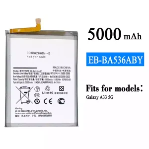 Replacement battery EB-BA536ABY for Samsung Galaxy A33 5G