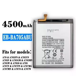 Replacement battery EB-BA705ABU for Samsung A70/A70S