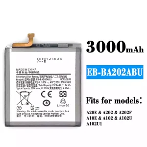 Replacement battery EB-BA202ABU for Samsung A20E/A10E