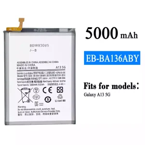 Replacement battery EB-BA136ABY for Samsung Galaxy A13 5G