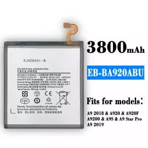 Replacement battery EB-BA920ABU for Samsung A9 2018/A9 2019