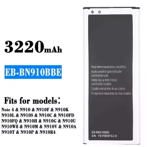 Replacement battery EB-BN910BBE for Samsung Note 4