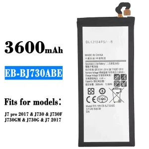 Replacement battery EB-BJ730ABE for Samsung J7 2017/J7 pro 2017
