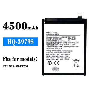 Replacement battery HQ-3979S for Samsung F52 5G