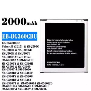 Replacement battery EB-BG360CBU for Samsung Galaxy J2 (2015)