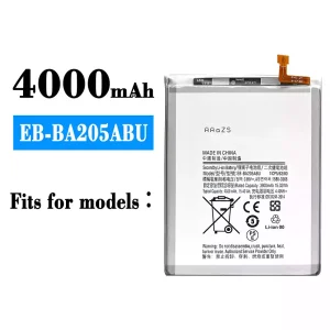 Replacement battery EB-BA205ABU for Samsung