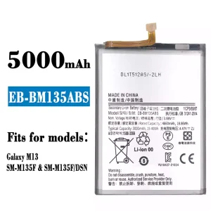 Replacement battery EB-BM135ABS for Samsung Galaxy M13