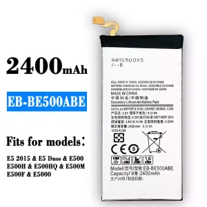 Replacement battery EB-BE500ABE for Samsung E5 2015