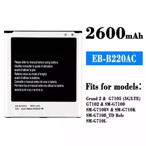 Replacement battery EB-B220AC for Samsung Grand 2