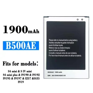 Replacement battery B500AE for Samsung S4 mini,S4 mini plus