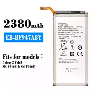 Replacement battery EB-BF947ABY for Samsung Galaxy Z Fold 5