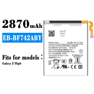 Replacement battery EB-BF742ABY for Samsung Galaxy Z Flip 6