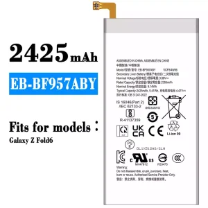 Replacement battery EB-BF957ABY for Samsung Galaxy Z Fold 6