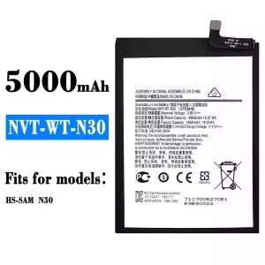 Replacement battery NVT-WT-N30 for Samsung HS-SAM,N30