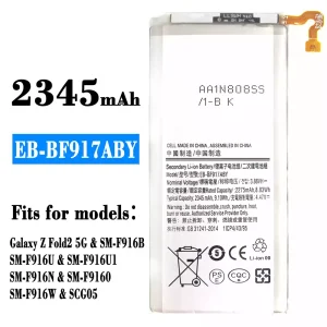 Replacement battery EB-BF917ABY for Samsung Galaxy Z Fold 2
