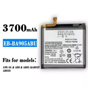 Replacement battery EB-BA905ABU for Samsung A90 4G,A80
