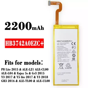 Replacement battery HB3742A0EZC+ for HUAWEI P8 Lite 2015 / Enjoy 5s