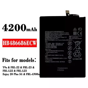 Replacement battery HB486686ECW for HUAWEI Y9a / Enjoy 20 Plus 5G