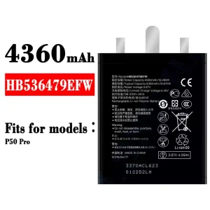 Replacement battery HB536479EFW for HUAWEI P50 Pro