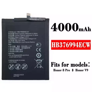 Replacement battery HB376994ECW for HUAWEI Honor V9 / Honor 8 Pro