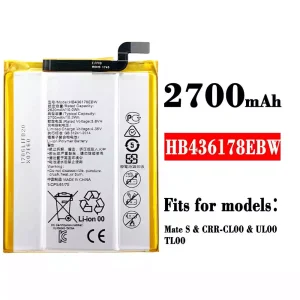 Replacement battery HB436178EBW for HUAWEI Mate S
