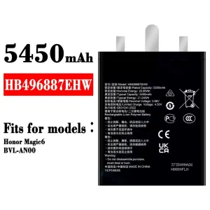 Replacement battery HB496887EHW for HUAWEI Honor Magie 6