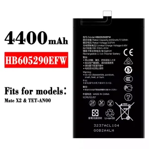 Replacement battery HB605290EFW for HUAWEI Mate X2