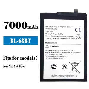 Replacement battery BL-68BT for Tecno Pova Neo 2