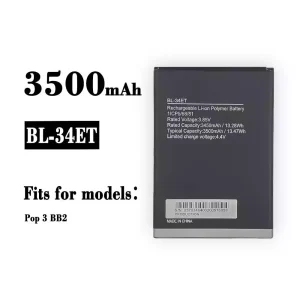 Replacement battery BL-34ET for Tecno Pop 3