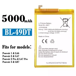 Replacement battery BL-49DT for Tecno Pouvoir 1 / Pouvoir 2 / Pouvoir 2 Pro / Pouvoir 3