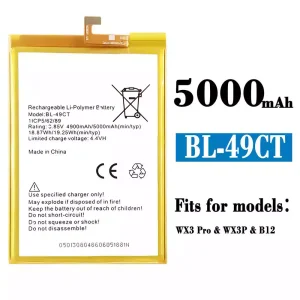 Replacement battery BL-49CT for Tecno WX3 Pro