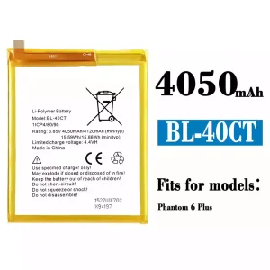 Replacement battery BL-40CT for Tecno Phantom 6 Plus / 6+