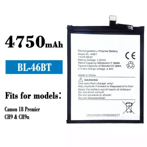 Replacement battery BL-46BT for Tecno Camon 18 Premier