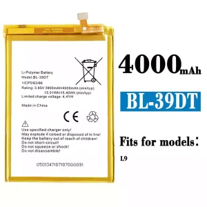 Replacement battery BL-39DT for Tecno L9