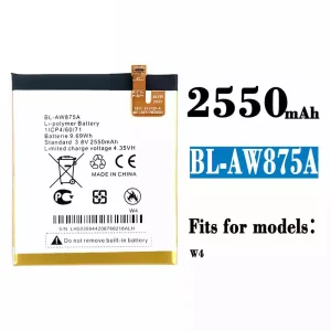 Replacement battery BL-AW875A for Tecno W4