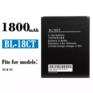 Replacement battery BL-18CT for Tecno Y3 / Y4