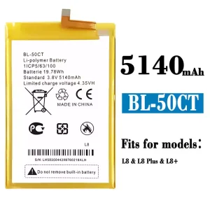 Replacement battery BL-50CT for Tecno L8 / L8+ / L8 Plus