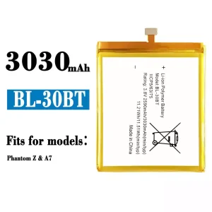Replacement battery BL-30BT for Tecno Phantom Z / A7