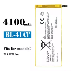 Replacement battery BL-41AT for Tecno 7E / PP7F Pro
