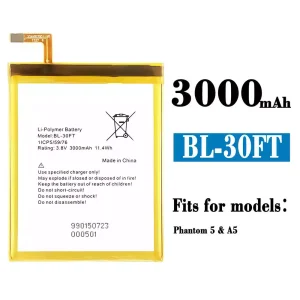 Replacement battery BL-30FT for Tecno Phantom 5 / A5